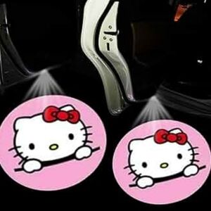 2 Hello kitty wireless door puddle projector lights Universal Fit
